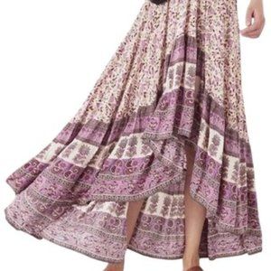 BNWT UT Gypsy Love Castaway Skirt Size M in Plum.